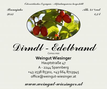 Dirndledelbrand (cornelian cherry) 