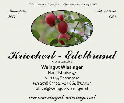 Kriecherledelbrand (damson plum) 