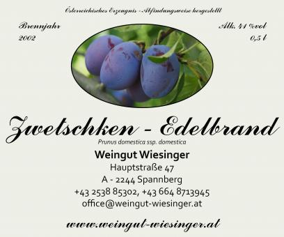 Zwetschkenedelbrand (plum) 